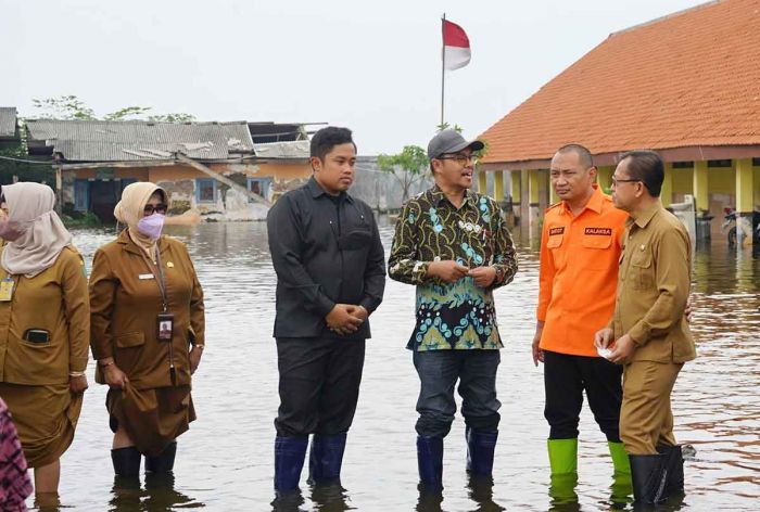 Respons Cepat Imbauan Gubernur, BPBD Jatim Kirim Pompa Air ke Sejumlah Titik Banjir di Sidoarjo