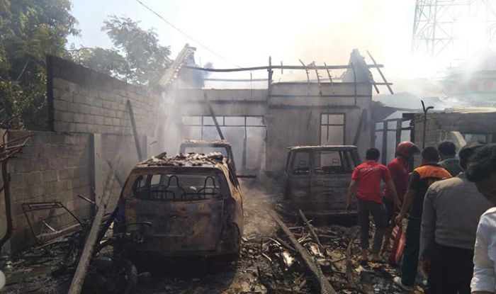 Rumah Milik Mantan Anggota Dewan Hanura Situbondo Terbakar, Kerugian Mencapai Rp 500 Juta Lebih