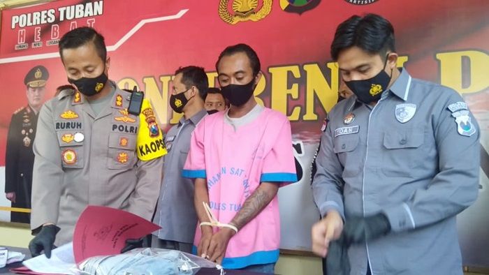 Resahkan Warga, Begal Payudara di Jenu Tuban Diringkus Polisi, Usai Beraksi Pelaku Onani