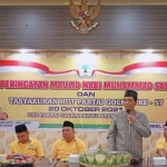 Sejumlah anggota DPD Golkar Situbondo saat menggelar peringatan Maulid Nabi Muhammad SWT.