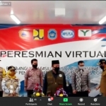 Peresmian virtual Gedung Isolasi Covid-19 RSUD dr Soegiri di Jalan Kusuma Bangsa, Kabupaten Lamongan, Kamis (18/6) siang.