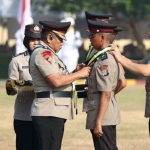 Prosesi pengukuhan Bintara Polri dan Tamtama.