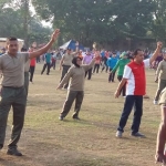 Suasana saat SKJ bersama di Alun-alun Pacitan.