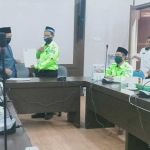 PC LPPNU saat audiensi dengan Komisi II DPRD Pasuruan soal tata niaga pupuk bersubsidi.