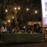 Para pegiat film Kediri saat menggelar screening film bersama, 