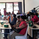 Suasana rapat pleno rekapitulasi tingkat kabupaten di KPU Magetan (dok. RRI)