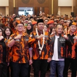 Gus Muhdlor saat menghadiri Muscab ke-8 Pemuda Pancasila Sidoarjo. Foto: Ist