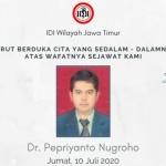 Foto almarhum dr. Pepriyanto Nugroho.
