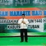 Kepala Kemenag Tuban, Drs. H. Sahid, M.M saat memberikan sambutan.