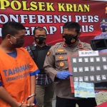 Gelar Perkara di Mapolsek Krian, Kamis (7/1/2021). (foto: ist)