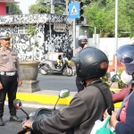 Imbauan terkait Operasi Zebra Semeru 2024 di Kota Mojokerto.