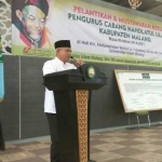 Wabup Malang H. Sanusi saat memberikan sambutan.