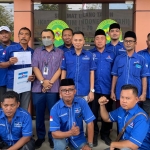 Pengurus DPC Partai Demokrat Kabupaten Pasuruan usai menyerahkan surat permohonan perlindungan hukum kepada PN Bangil.