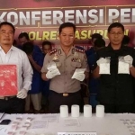 Barang bukti yang berhasil diamankan.