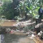 Lokasi sungai di wilayah Winongan yang akan dibangun bronjong . (foto: ist)