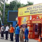 Anggota RAPI saat mengikuti apel dalam Operasi Lilin 2020.