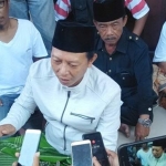 H. Lutfianto saat jumpa pers di Bawaslu.