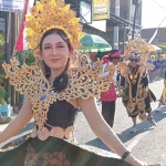 Salah satu peserta karnaval HUT RI ke-79 di Desa Junrejo, Kota Batu.