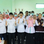 Bupati Baddrut Tamam dan Wabup Fattah Jasin saat berkunjung ke RSUD Waru Pamekasan.