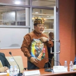 Bupati Jember, Hendy Siswanto, saat memberi pemaparan.