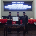 Penandatanganan kesepakatan perubahan KUA-PPAS APBD Kota Batu TA 2024.