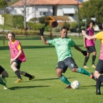 Persebaya U-19 dijamu Gold Fields Australia, di mana tim Bajul Ijo muda menang telak 8-0 .