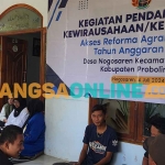 BPN Kabupaten Probolinggo saat menggelar pendampingan kewirausahaan kepada petani. Foto: ANDI SIRAJUDIN/BANGSAONLINE