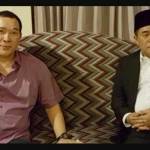 Tommy Soeharto saat menerima kedatangan Ade Komarudin.