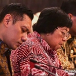 Menteri ATR/BPN, Agus Harimurti Yudhoyono (AHY), saat menghadiri sidang kabinet di IKN.