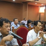 Suasana hearing DPRD Kabupaten Ponorogo dengan Kancab AJB Bumiputera.