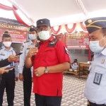 Krismono saat memberikan sambutan dan arahan di Lapas Ngawi.