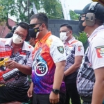 Kapolresta Sidoarjo Kombes Pol. Kusumo Wahyu Bintoro meresmikan Delta Shooting Club Sidoarjo.