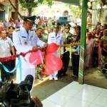 Bupati Rembang Abdul Hafidz saat lounching program bedah rumah veteran 2016. foto: SYUHUD/ BANGSAONLINE