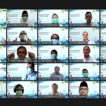 Halalbihalal virtual yang dilakukan PJB bersama dengan 800 karyawan dan jajaran lainnya. (foto: ist)