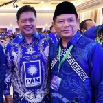 Tim Pilkada DPP PAN, Viva Yoga Mauladi (kiri) bersama Abdul Ghofur.