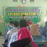 Kepala Kemenag Tuban Sahid saat memberikan sambutan.