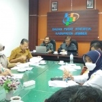 BPS Jember saat merilis indeks harga konsumen (IHK), Senin (3/10). 