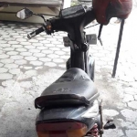 Sepeda motor barang bukti pencurian.