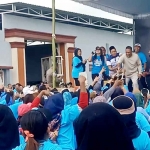 Muhammad Al Barra atau yang akrab disapa Gus Barra selaku Wakil Bupati Mojokerto saat menghadiri kegiatan yang digelar Demokrat.