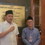 Pasangan Rusdi-Gus Shobih saat menjalani pemeriksaan kesehatan di RSAL dr Ramelan.