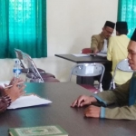 Suasana tes wawancara PAI Non PNS Kemenag Lamongan.