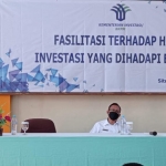 Kementerian Investasi/BKPM saat menggelar sosialisasi UU Cipta Kerja di Situbondo.