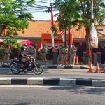 Kantor KPU Gresik, di Jalan Dr. Wahidin SH. foto: SYUHUD/ BANGSAONLINE