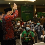 Wali Kota Eri Hadiri Grab Vaccine Center di Lantai 6 Galaxy Exhibition Center, Galaxy Mall 2, Selasa (22/6/2021). (foto: ist)