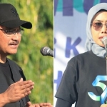 Wali Kota Pasuruan, Drs. Saifullah Yusuf  dan Kepala BPJS Kesehatan Kota Pasuruan, dr. Dina Diana Permata.