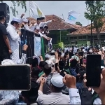 Ribuan massa saat lakukan aksi bela alqur