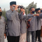 Tim saat berada di Menara Rukyat Desa Banyuurip, Kecamatan Senori, Kabupaten Tuban.