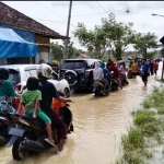 Genangan air di wilayah Dusun Ta