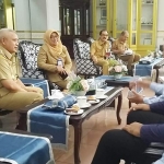 Plt Bupati Malang saat menerima Tim BPK Jatim.