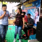 Acara hiburan musik merupakan salah satu kegiatan dalam perayaan Hari Pers Nasional di Ponorogo